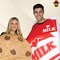 Milk and Cookie Adult Couples Costume Set Food Tunics Funny Halloween Party Outfit